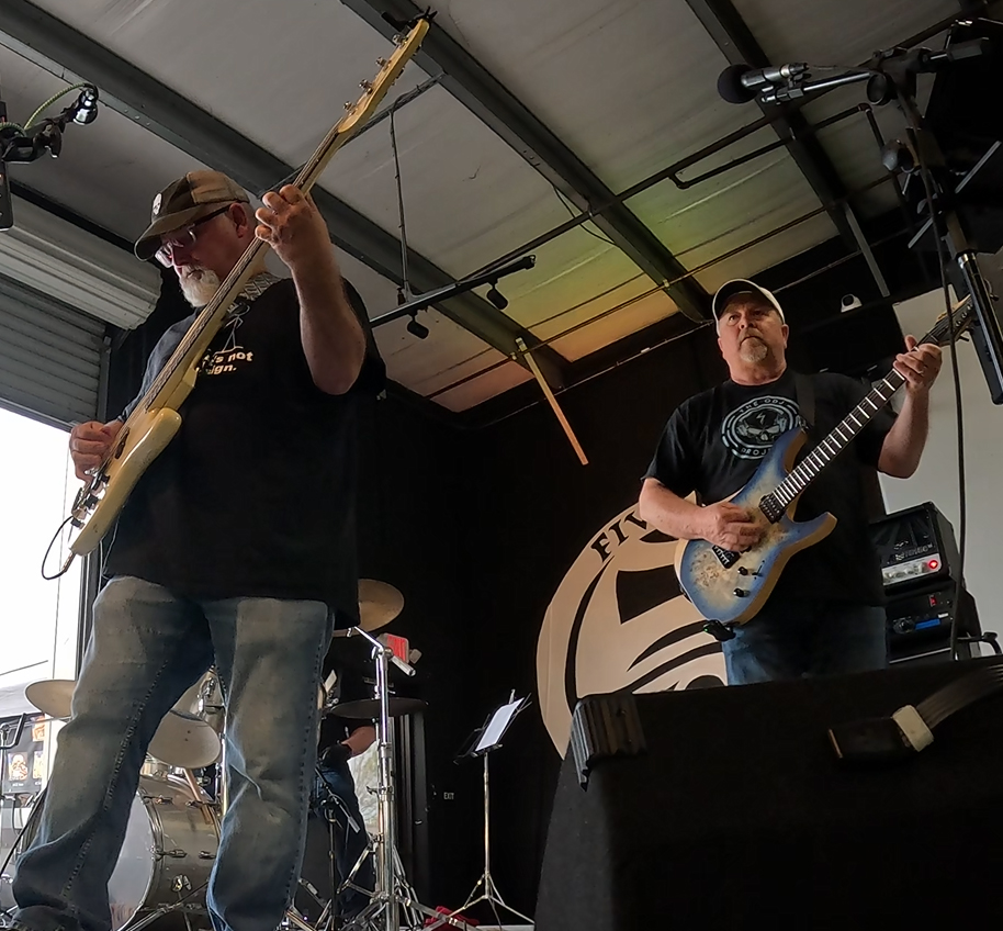 The ODJ Project performing live under stage lights